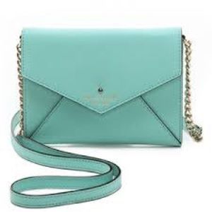 Kate Spade Cedar Monday Crossbody Purse- Turquoise